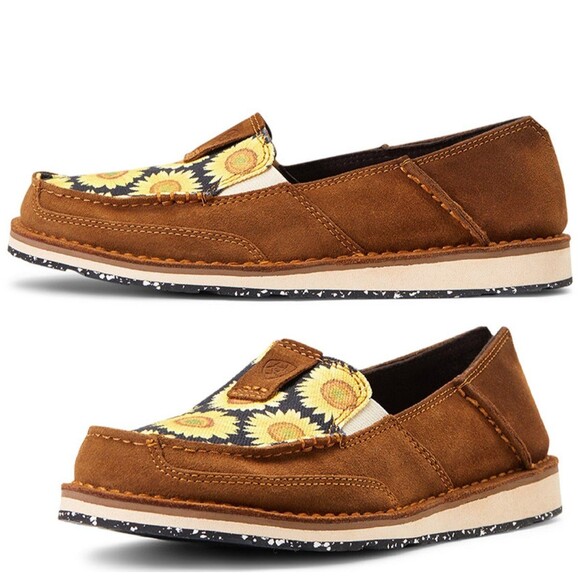 Ariat Cruiser Shoes with Sunflower Print for Women sz 7.5 New - Picture 1 of 7